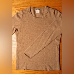 Cashmere J. Crew long-sleeve crew neck.